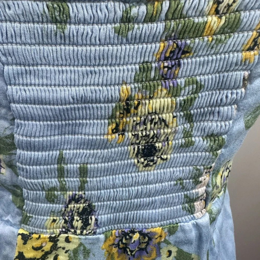 ⭐️Host Pick ⭐️Free People light blue spaghetti strap dress size medium - Picture 8 of 16